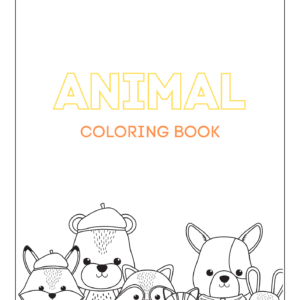 cute animal coloring pages pdf | printable coloring book for kids & toddlers