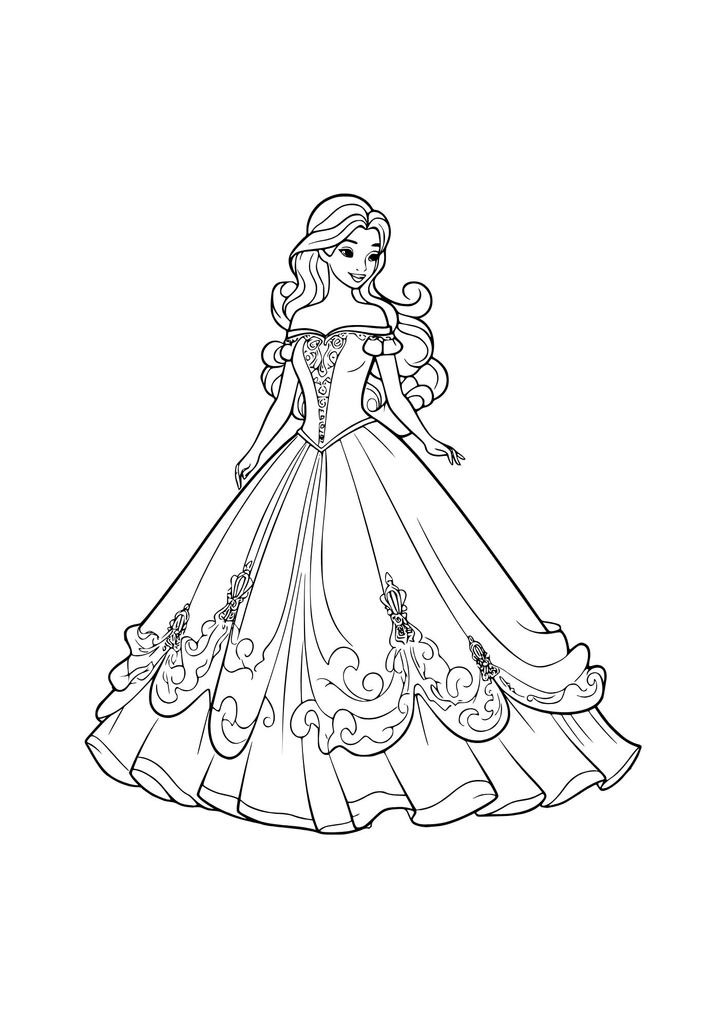 Princess Coloring Book - Image 3