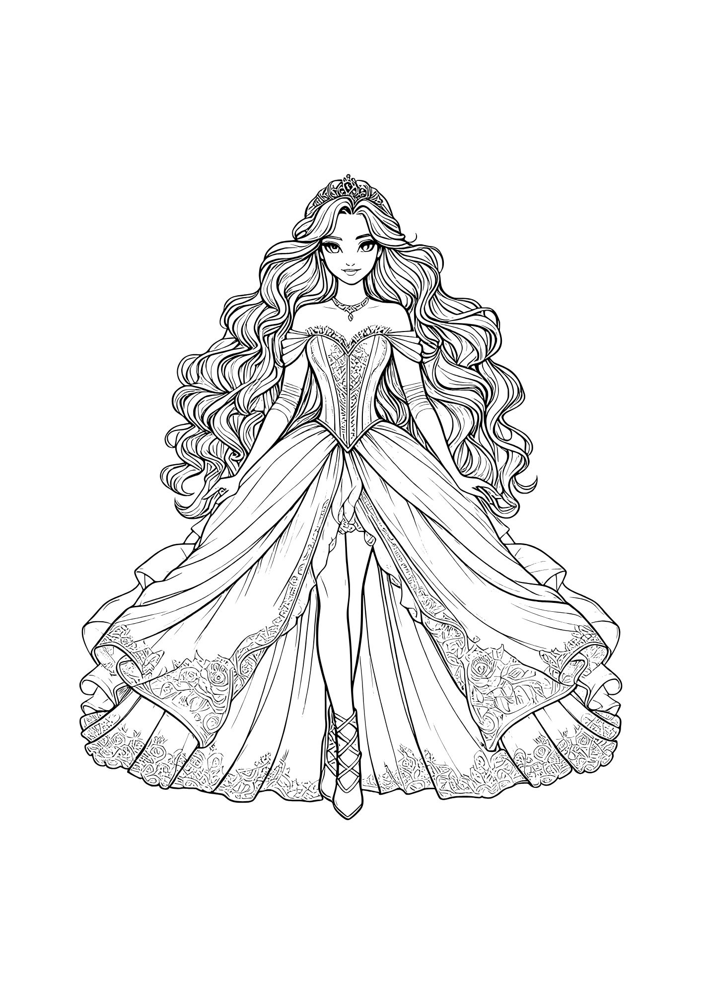 Princess Coloring Book - Image 4