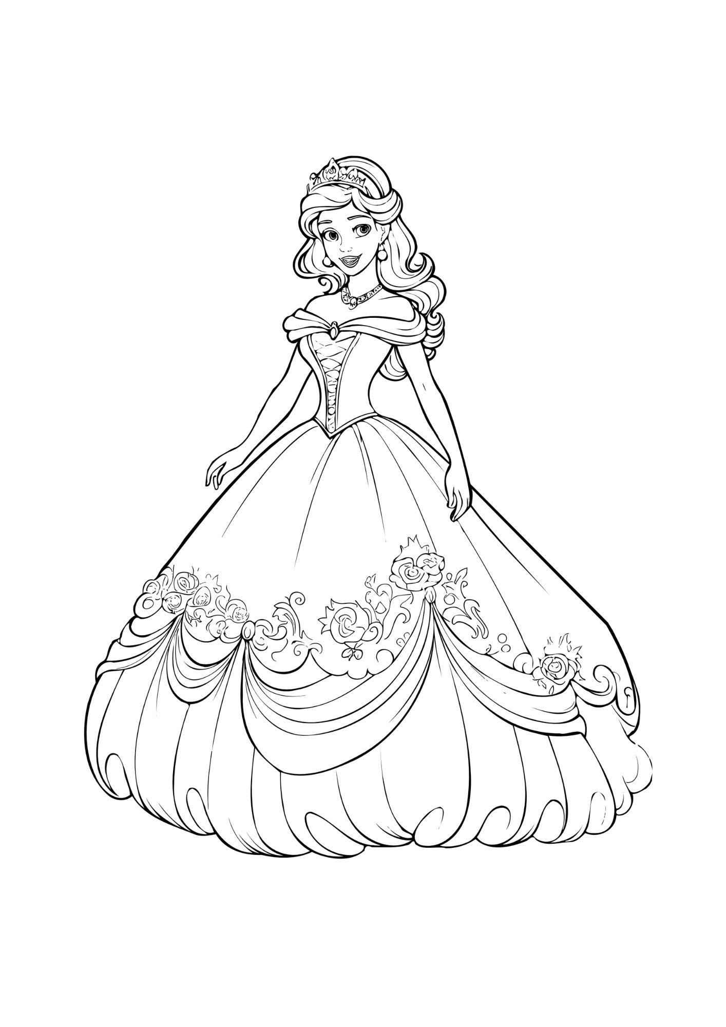 Princess Coloring Book - Image 5