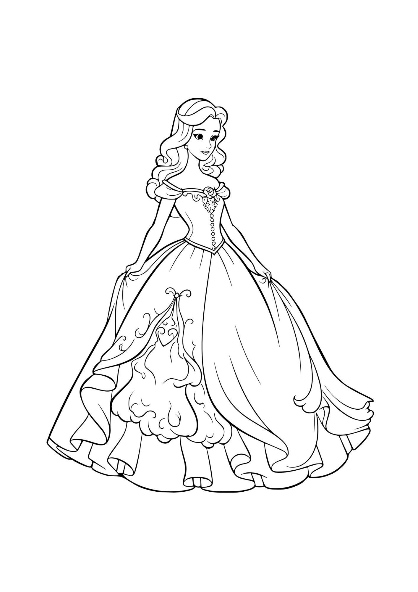 Princess Coloring Book - Image 6