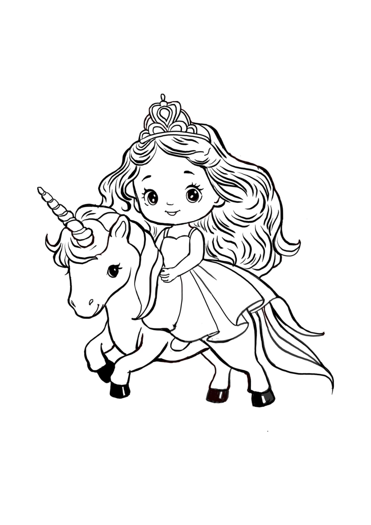 Princess Coloring Book - Image 9