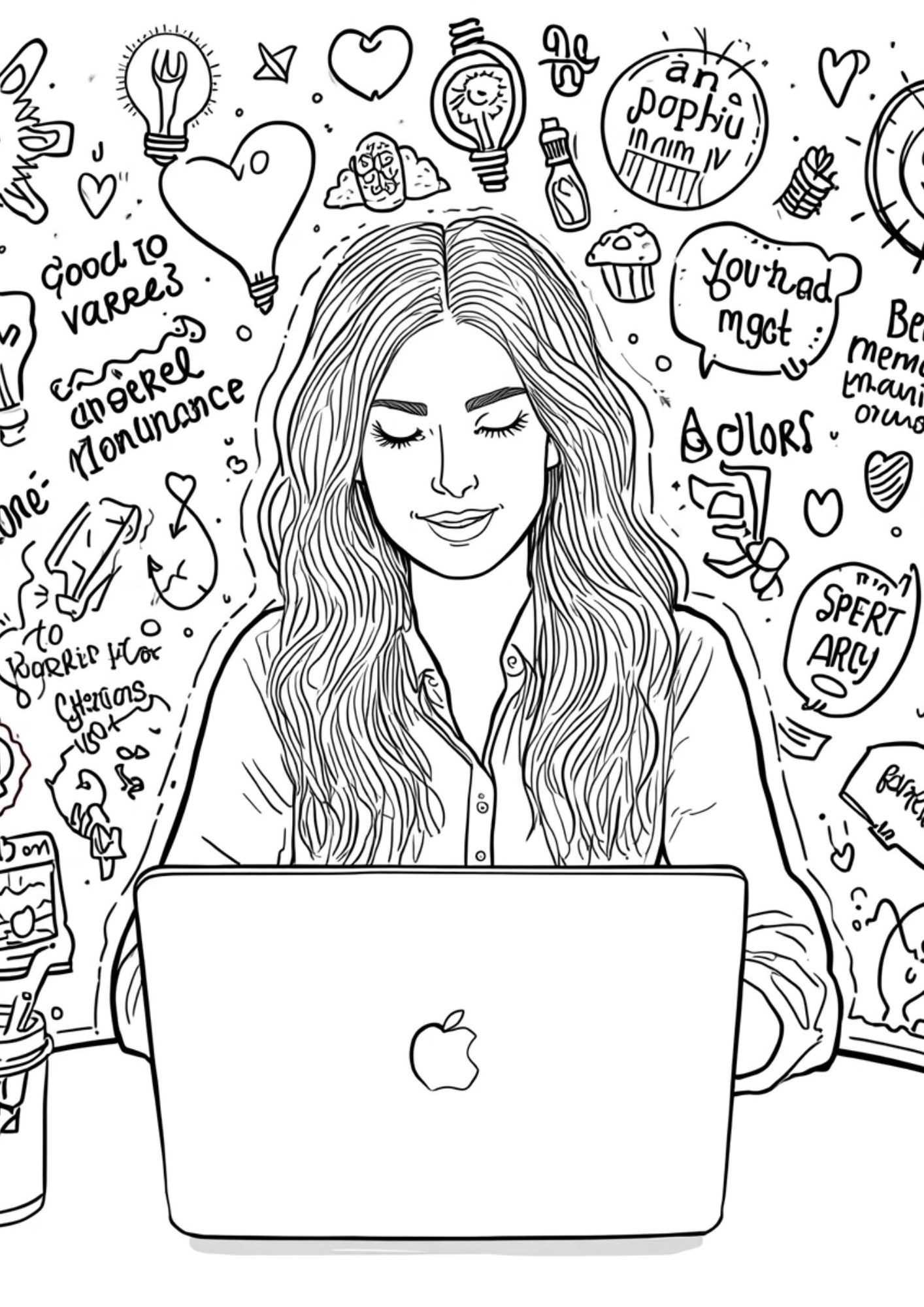 Spirit Women Coloring Book - Image 10