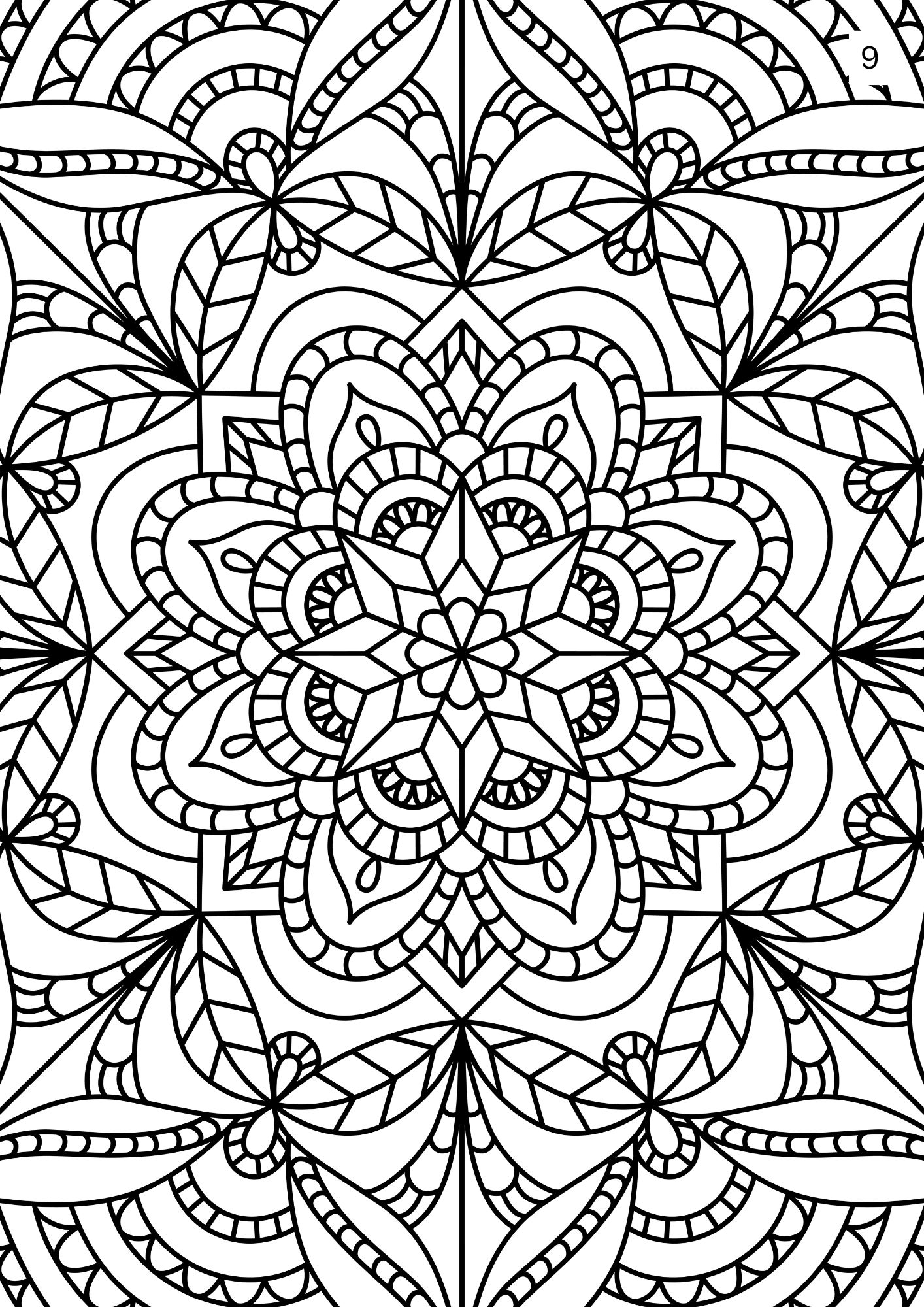 Mandala Coloring Book - Image 10