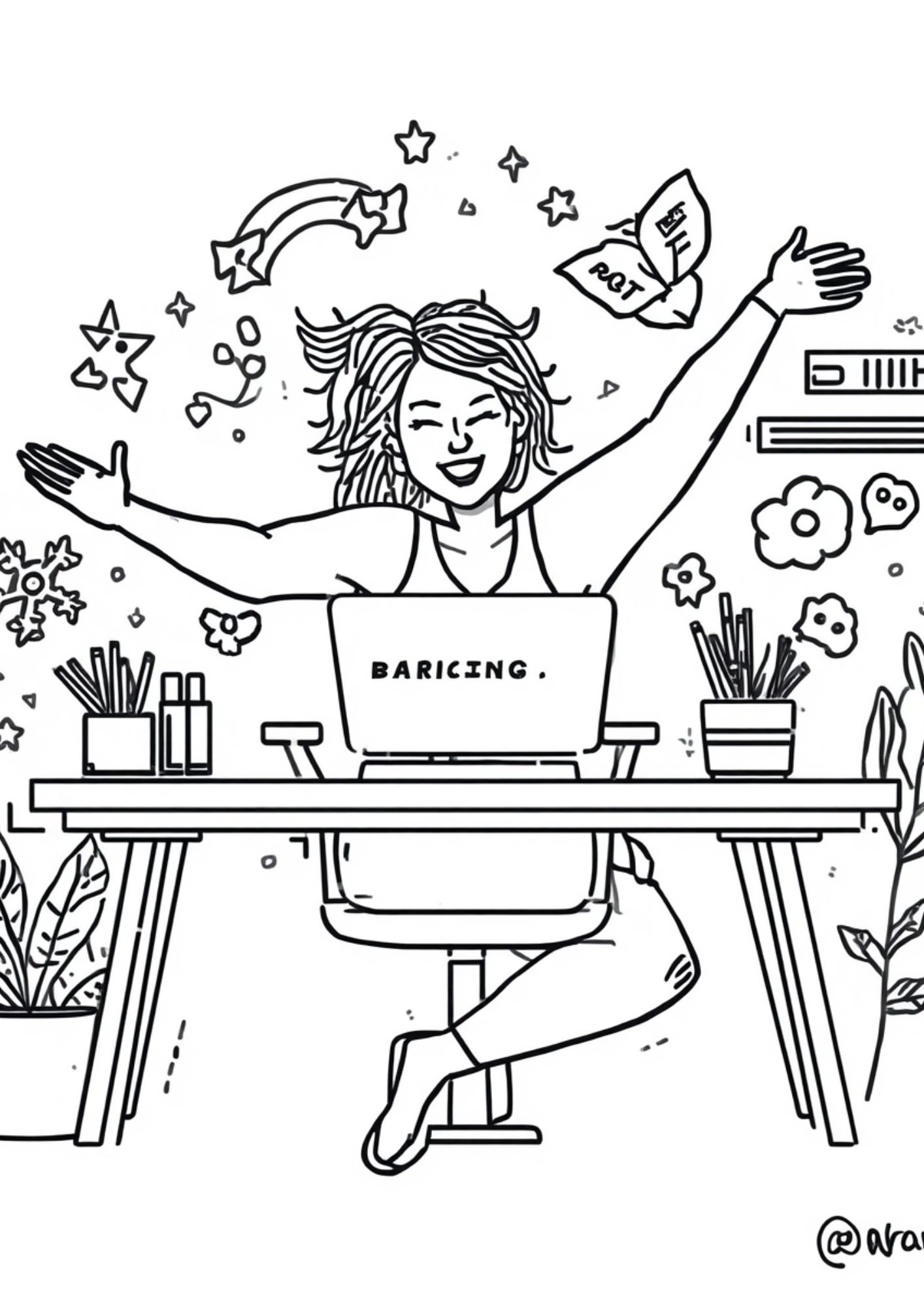 Spirit Women Coloring Book - Image 11