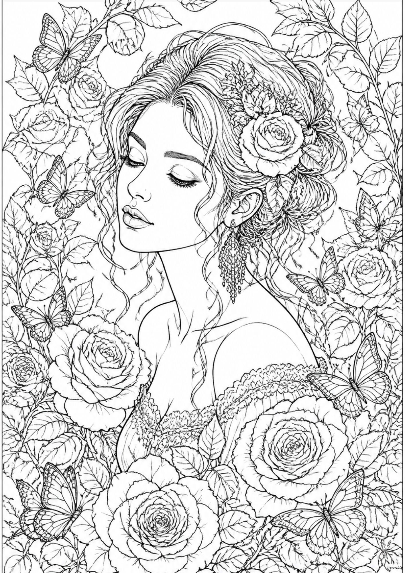 Spirit Women Coloring Book - Image 2