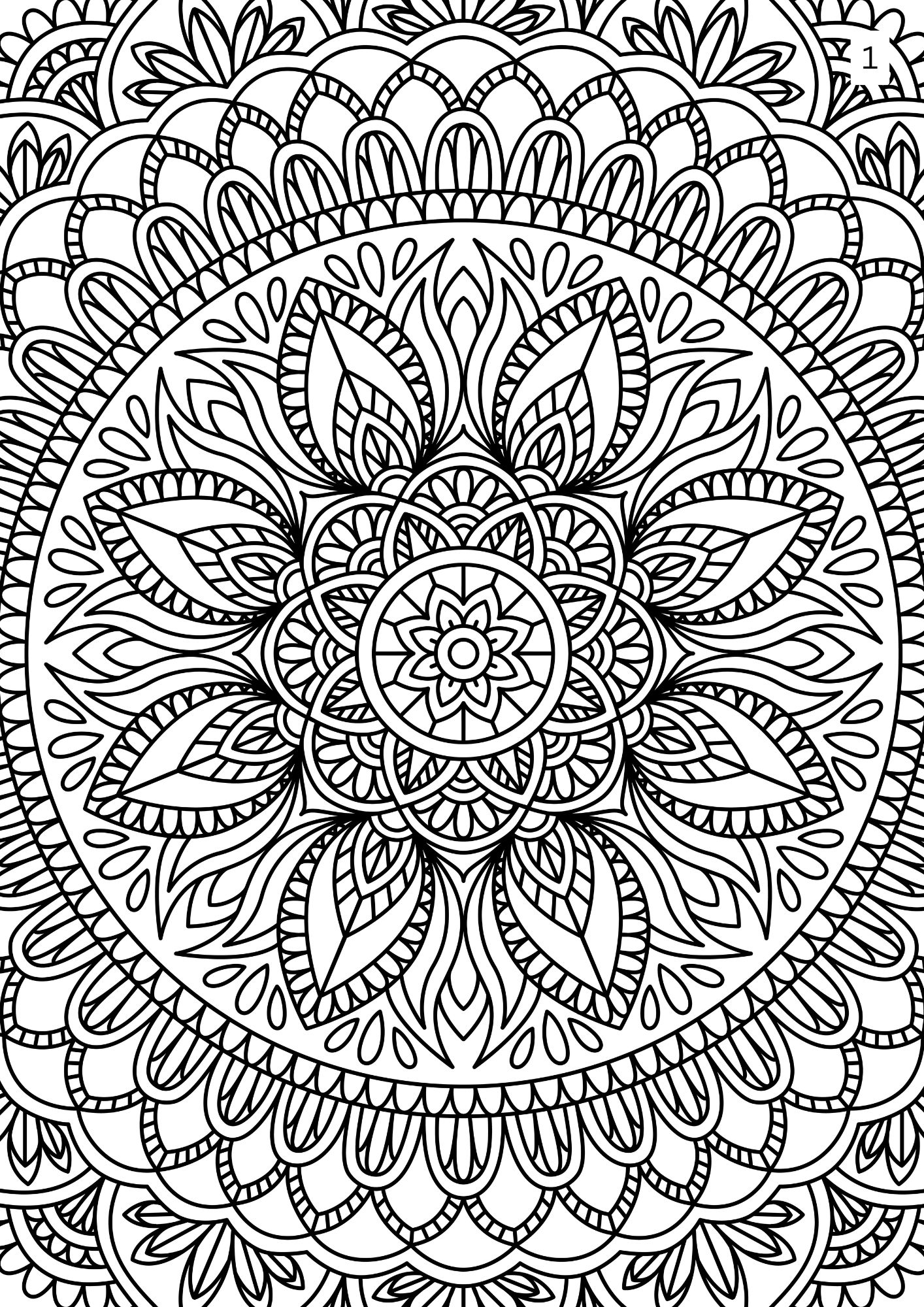 Mandala Coloring Book - Image 2