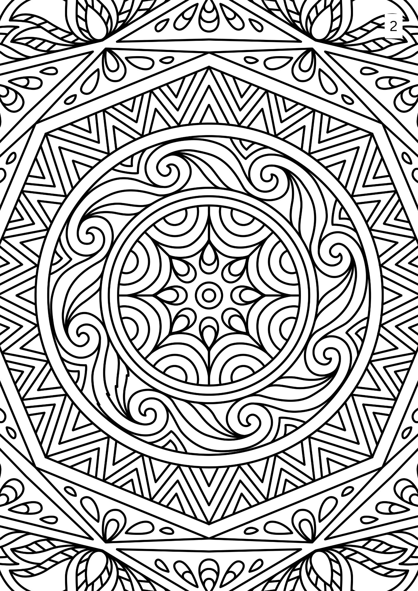 Mandala Coloring Book - Image 3