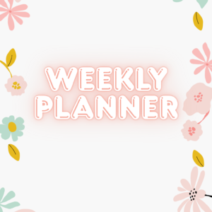 Weekly Productivity Planner