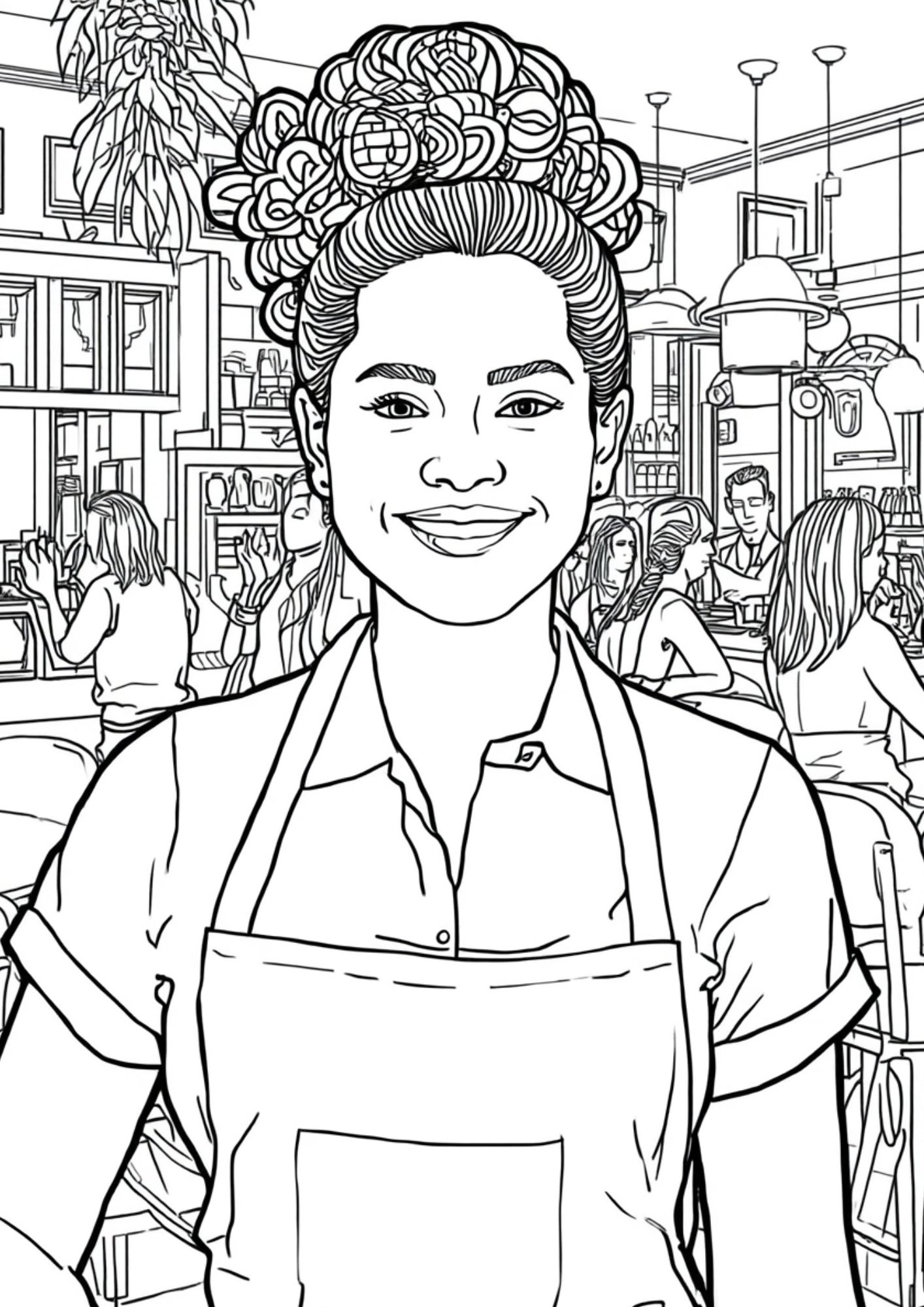Spirit Women Coloring Book - Image 6