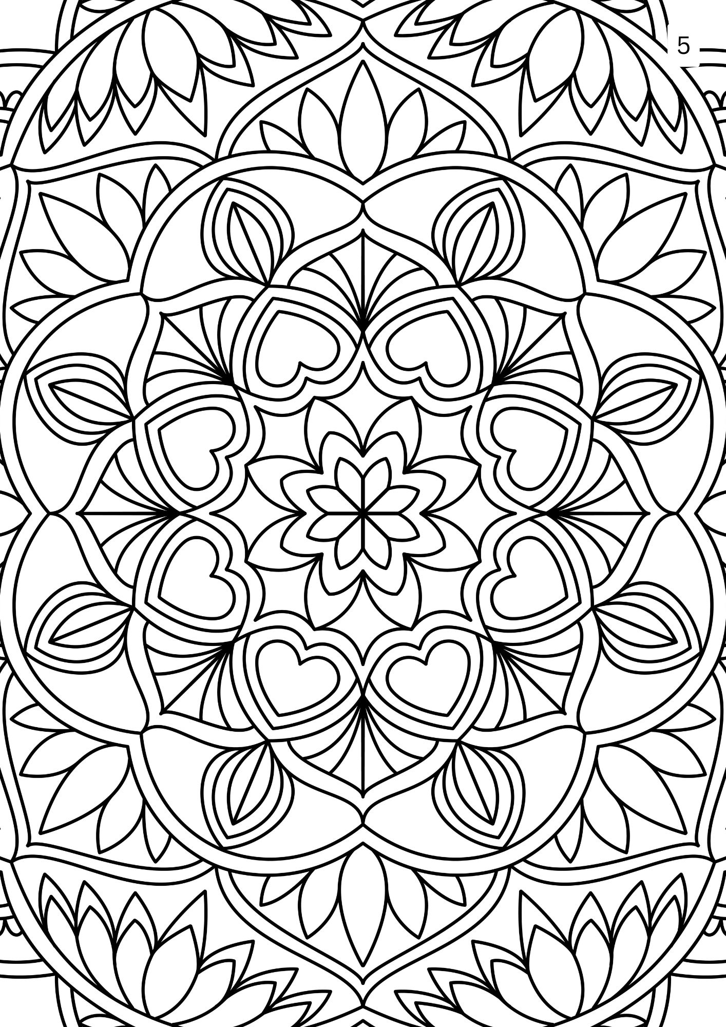 Mandala Coloring Book - Image 6