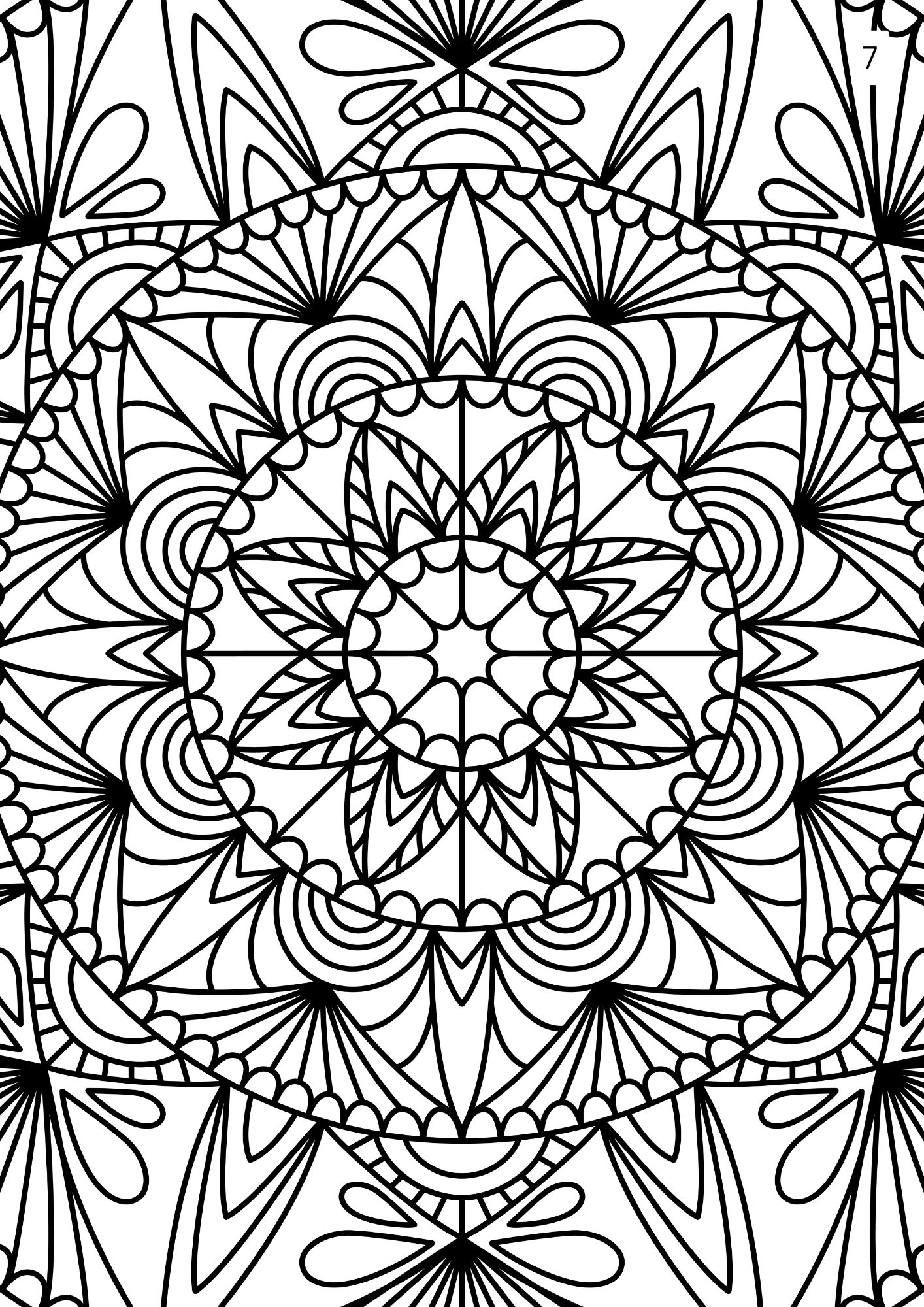 Mandala Coloring Book - Image 8
