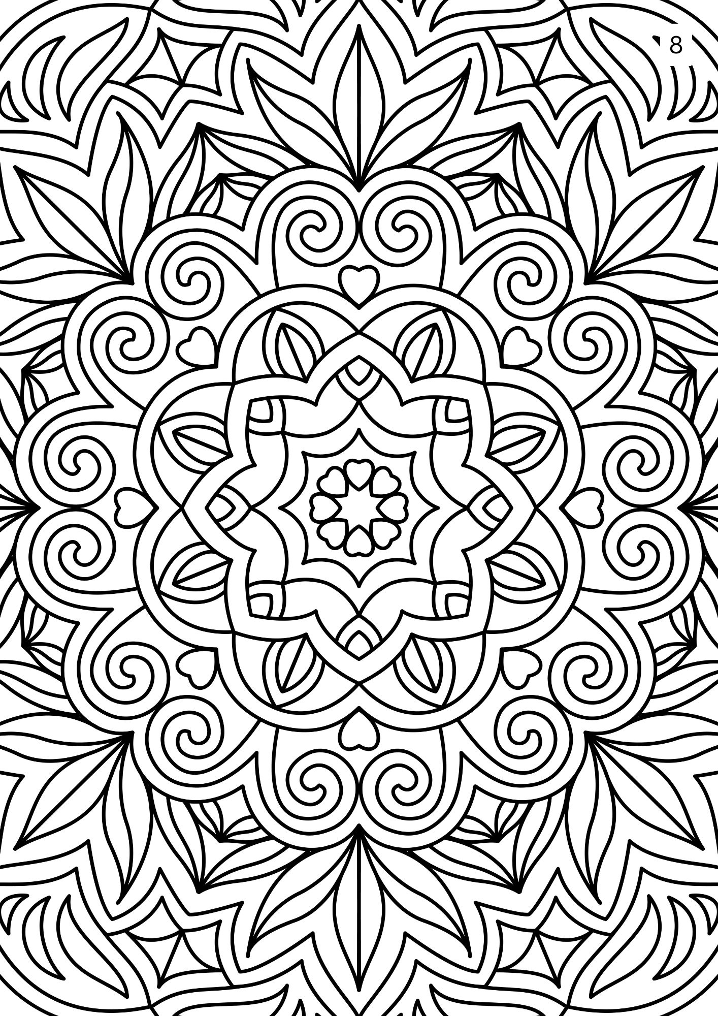 Mandala Coloring Book - Image 9